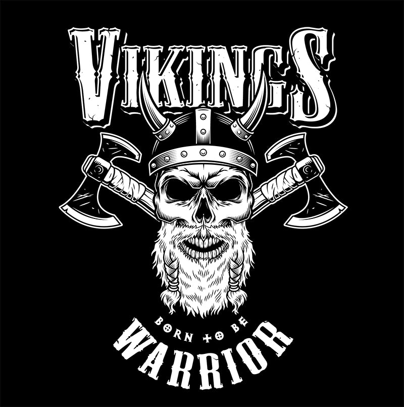Vikings, Born To Be Warrior (Hoodie)