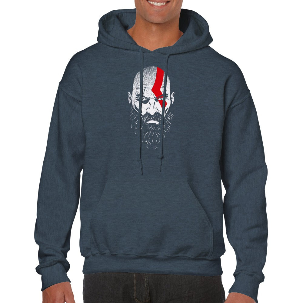 God Of War Klassisk unisex pullover hoodie